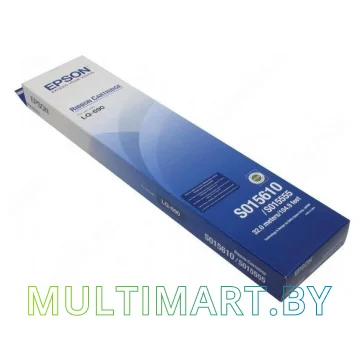 Картридж ленточный Epson S015610 C13S015610BA черный для Epson LQ-690 картинка 2